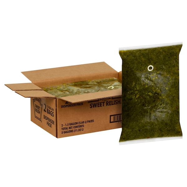 Heinz Heinz Sweet Relish Dispense Pack 1.5 gal. Bag, PK2 10013000980439 - main